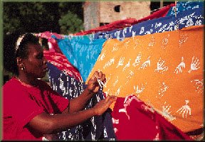 Androsia batik, Andros, Bahamas