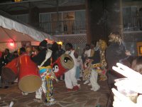 Junkanoo at Pirates of the Caribbean II & III children's benefit 2006 Bahamas
